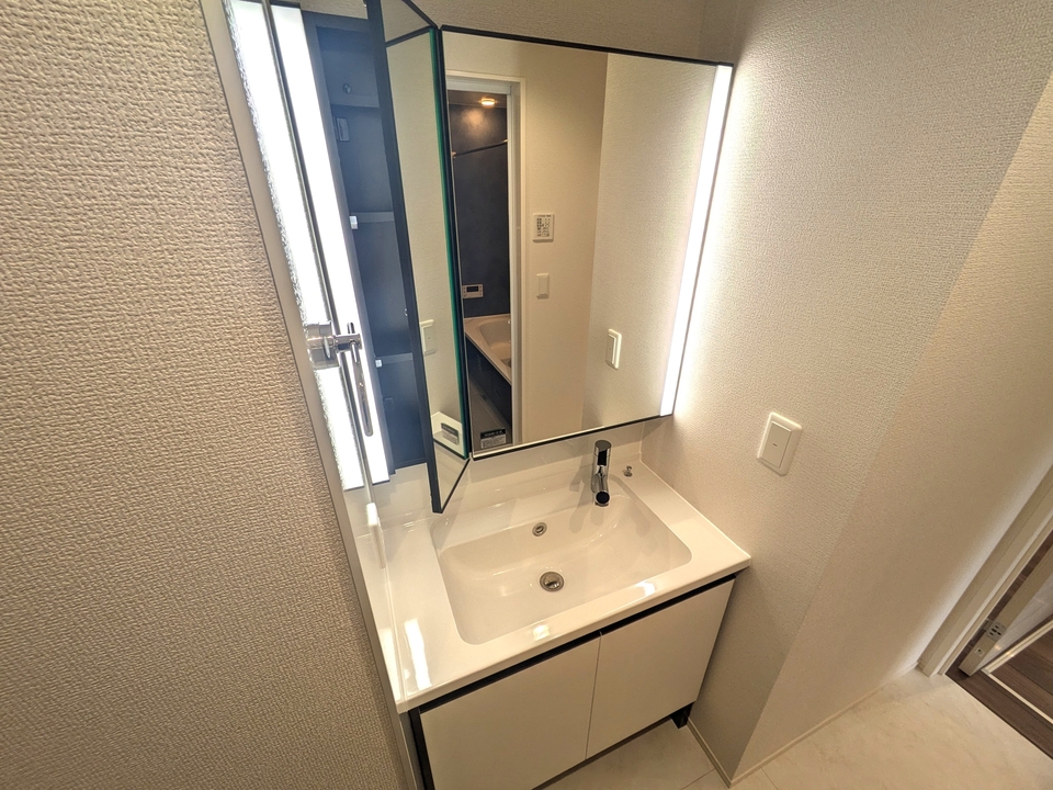 シャワー付洗面化粧台