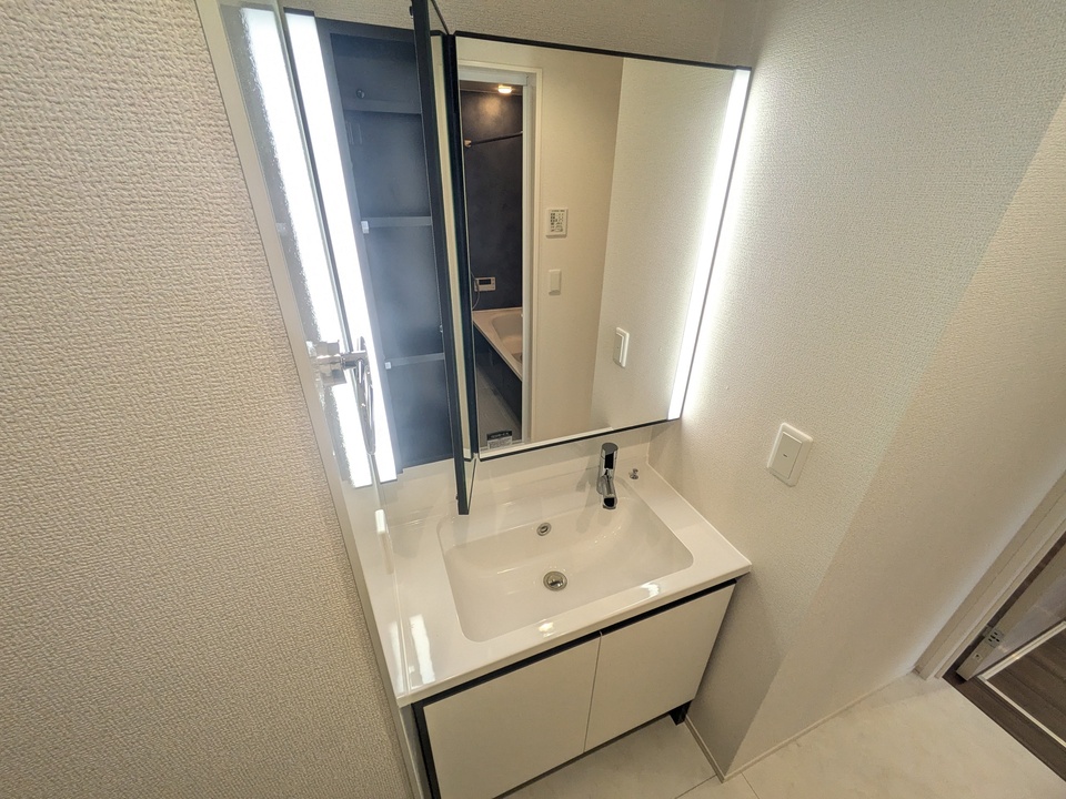 シャワー付洗面化粧台