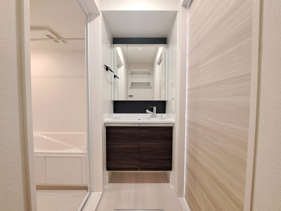 シャワー付洗面化粧台