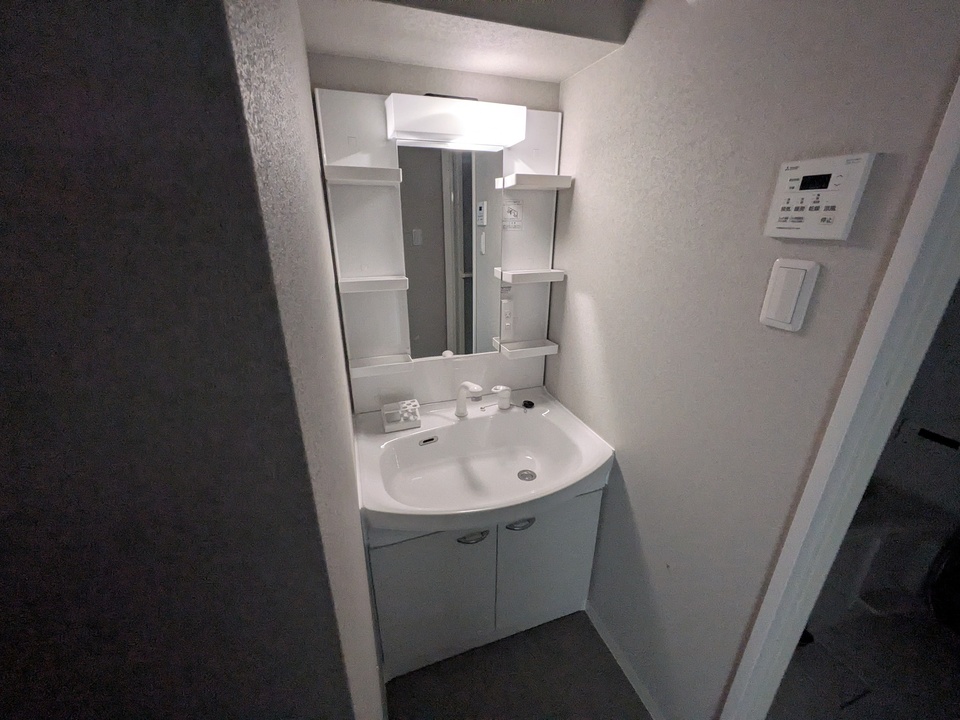 シャワー付洗面化粧台