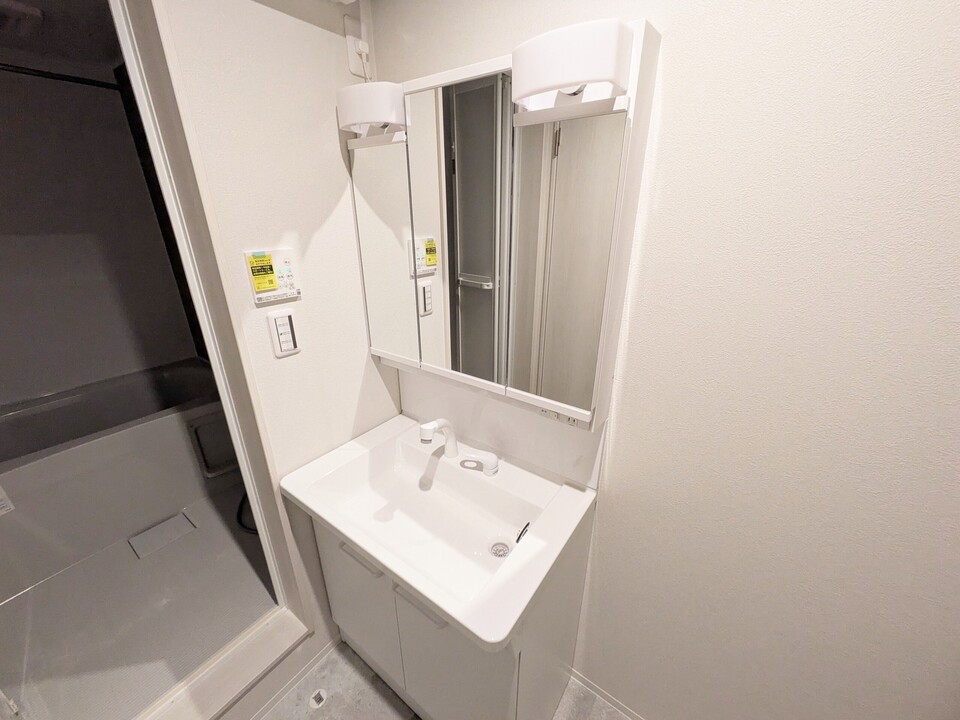 シャワー付洗面化粧台