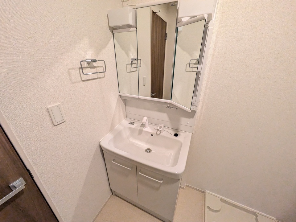 シャワー付洗面化粧台