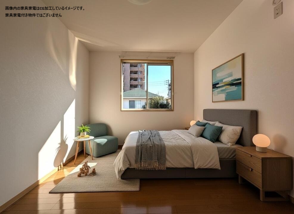 洋室5.8帖南西側